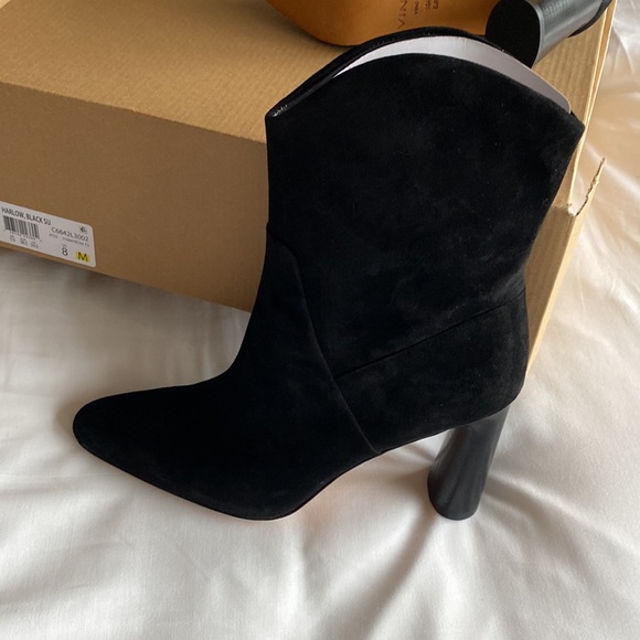 Vince Harlow suede black boots - Picture 6 of 8